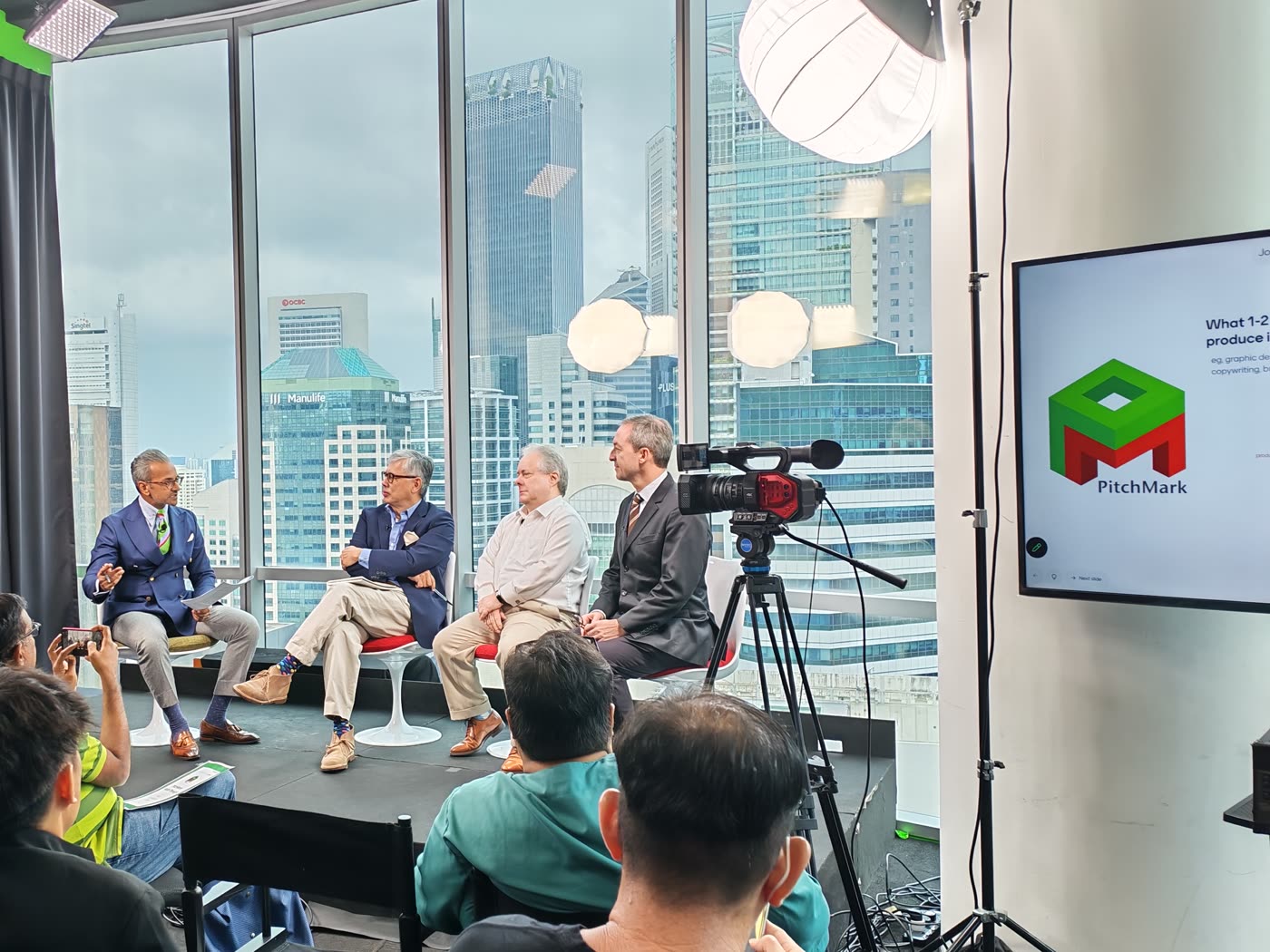 Panel discussion at the launch of Ideas.Exchange in Singapore